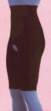 Contact Closure w/ Zipper Above Knee Black